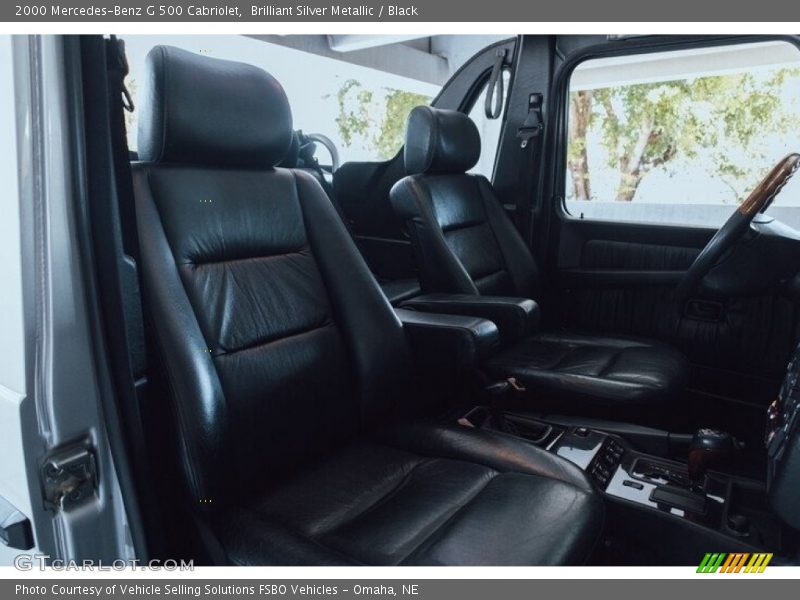 Front Seat of 2000 G 500 Cabriolet