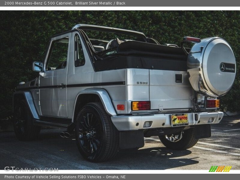  2000 G 500 Cabriolet Brilliant Silver Metallic