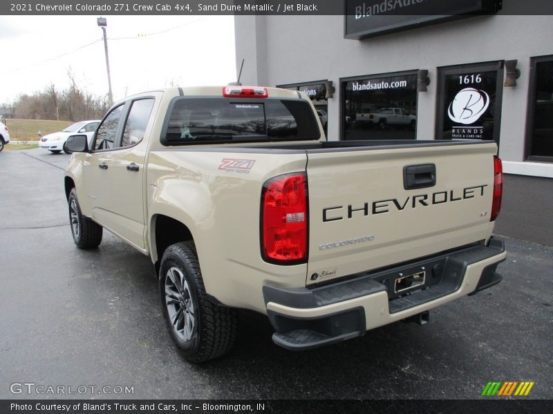 Sand Dune Metallic / Jet Black 2021 Chevrolet Colorado Z71 Crew Cab 4x4