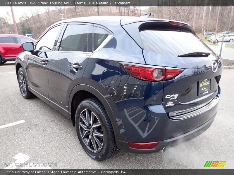 Eternal Blue Metallic / Parchment 2018 Mazda CX-5 Grand Touring AWD