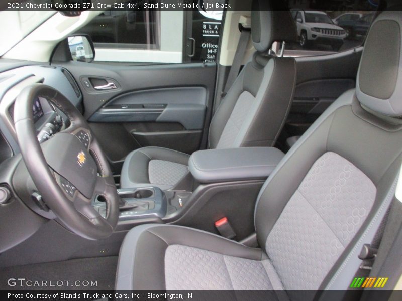 Sand Dune Metallic / Jet Black 2021 Chevrolet Colorado Z71 Crew Cab 4x4
