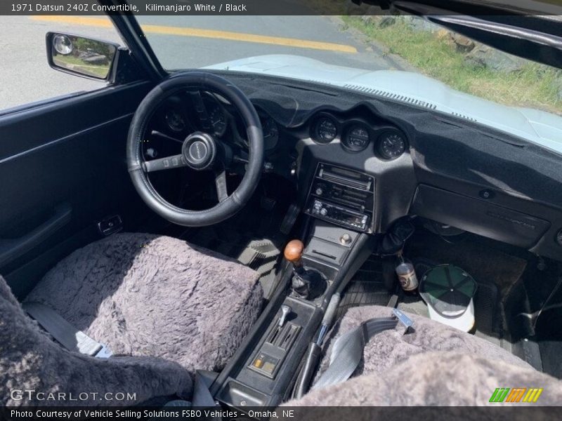 Front Seat of 1971 240Z Convertible