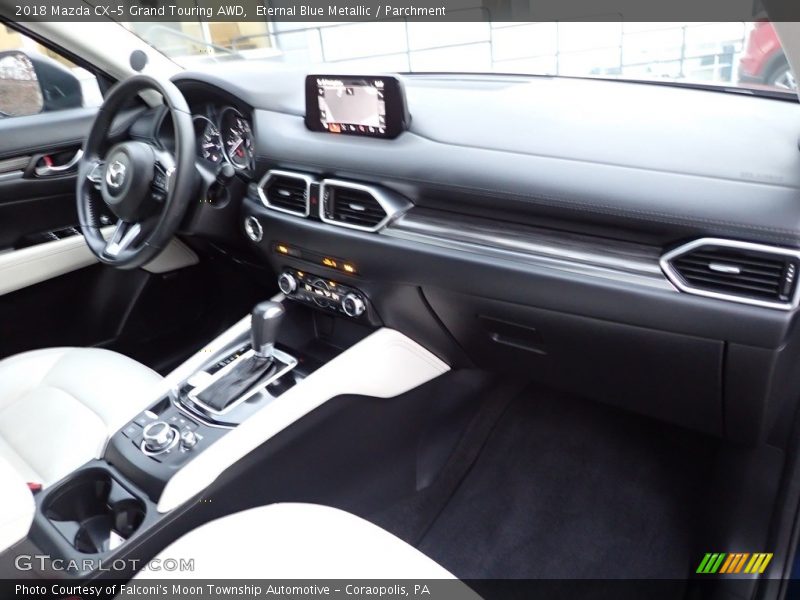 Eternal Blue Metallic / Parchment 2018 Mazda CX-5 Grand Touring AWD