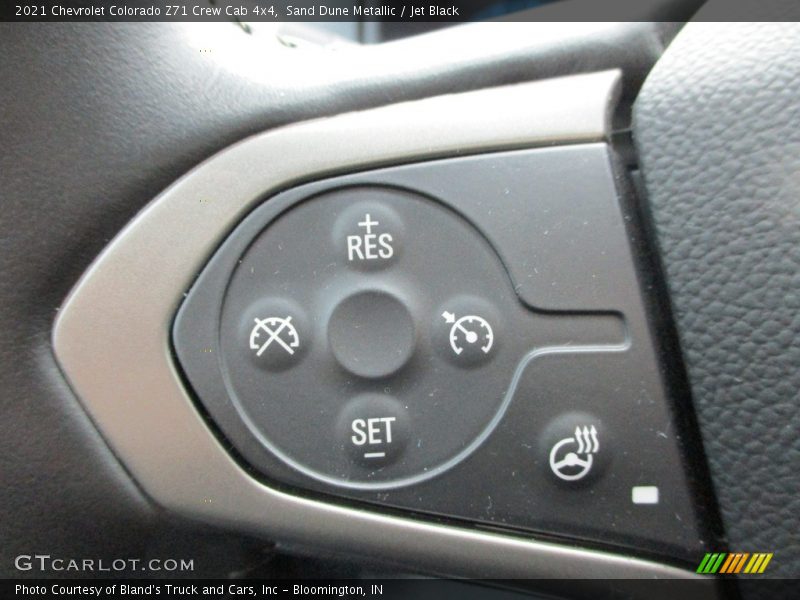 Sand Dune Metallic / Jet Black 2021 Chevrolet Colorado Z71 Crew Cab 4x4