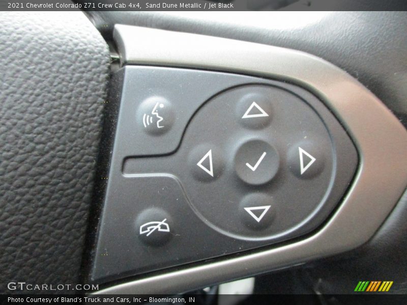 Sand Dune Metallic / Jet Black 2021 Chevrolet Colorado Z71 Crew Cab 4x4