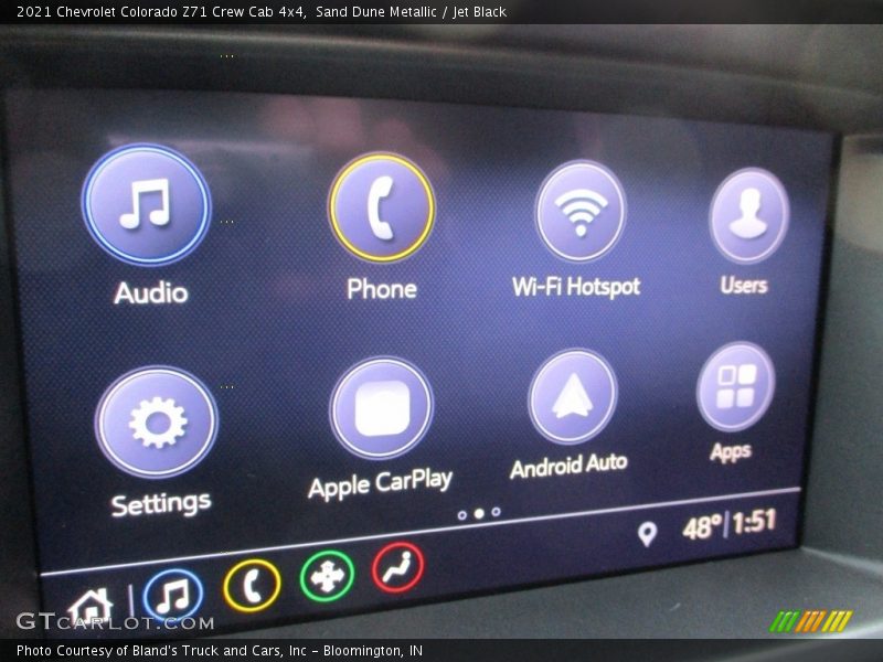 Sand Dune Metallic / Jet Black 2021 Chevrolet Colorado Z71 Crew Cab 4x4