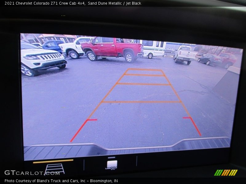 Sand Dune Metallic / Jet Black 2021 Chevrolet Colorado Z71 Crew Cab 4x4