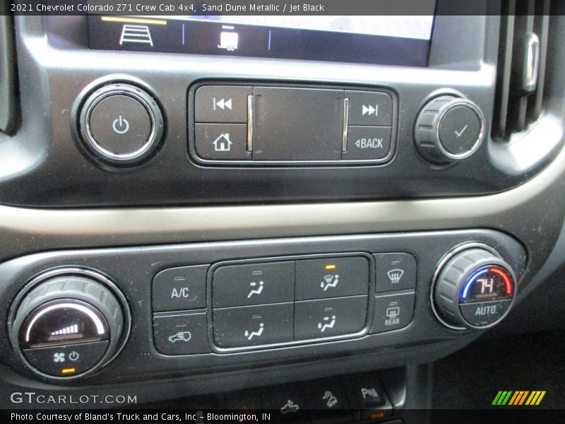 Sand Dune Metallic / Jet Black 2021 Chevrolet Colorado Z71 Crew Cab 4x4