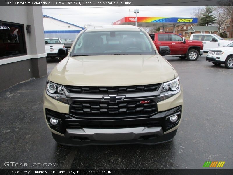 Sand Dune Metallic / Jet Black 2021 Chevrolet Colorado Z71 Crew Cab 4x4