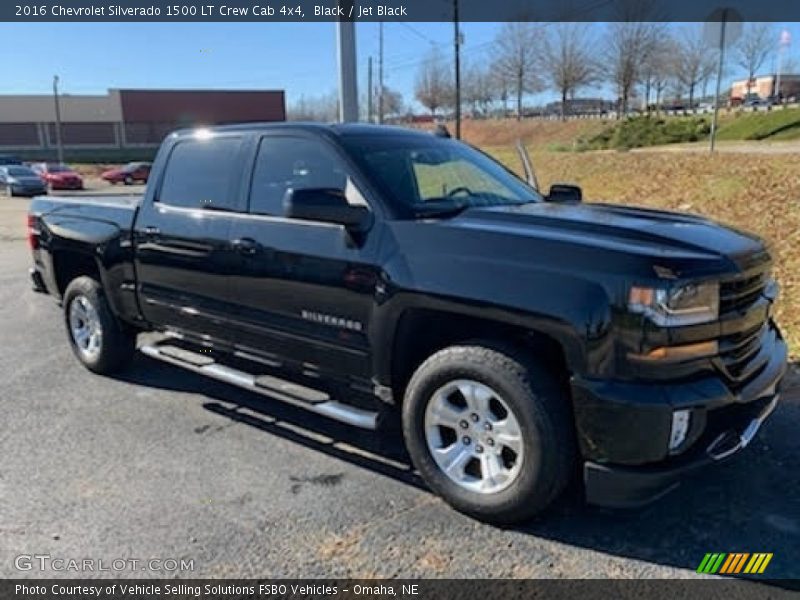 Black / Jet Black 2016 Chevrolet Silverado 1500 LT Crew Cab 4x4