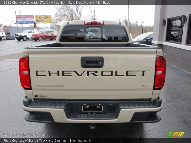 Sand Dune Metallic / Jet Black 2021 Chevrolet Colorado Z71 Crew Cab 4x4