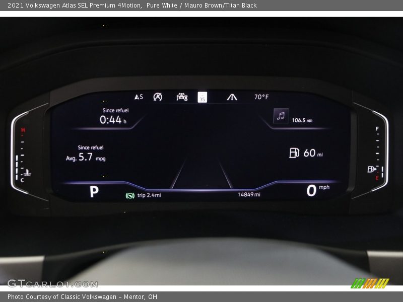  2021 Atlas SEL Premium 4Motion SEL Premium 4Motion Gauges