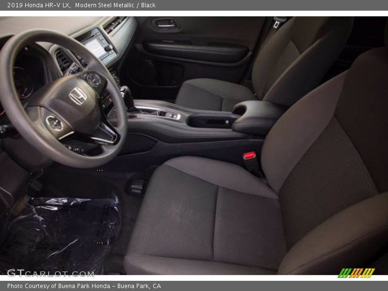 Modern Steel Metallic / Black 2019 Honda HR-V LX
