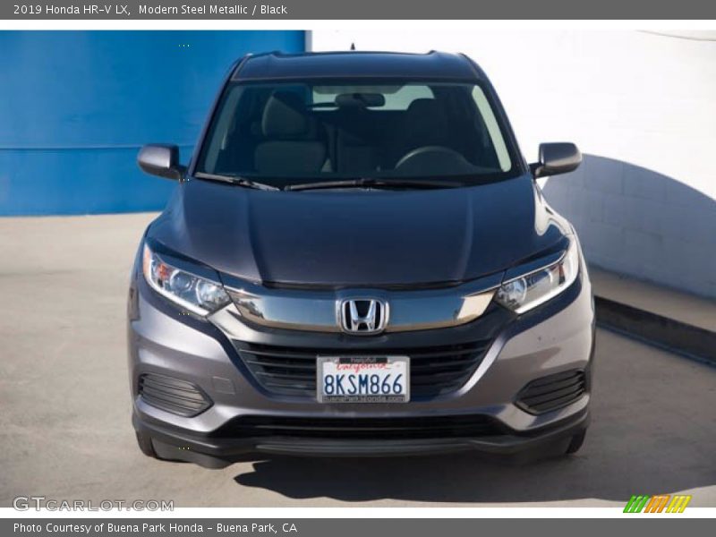 Modern Steel Metallic / Black 2019 Honda HR-V LX