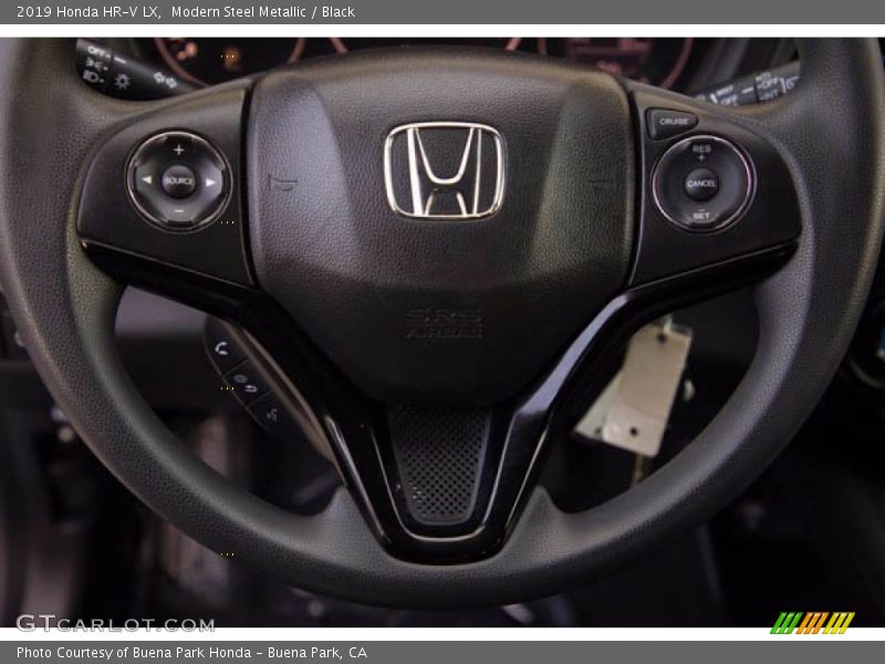 Modern Steel Metallic / Black 2019 Honda HR-V LX