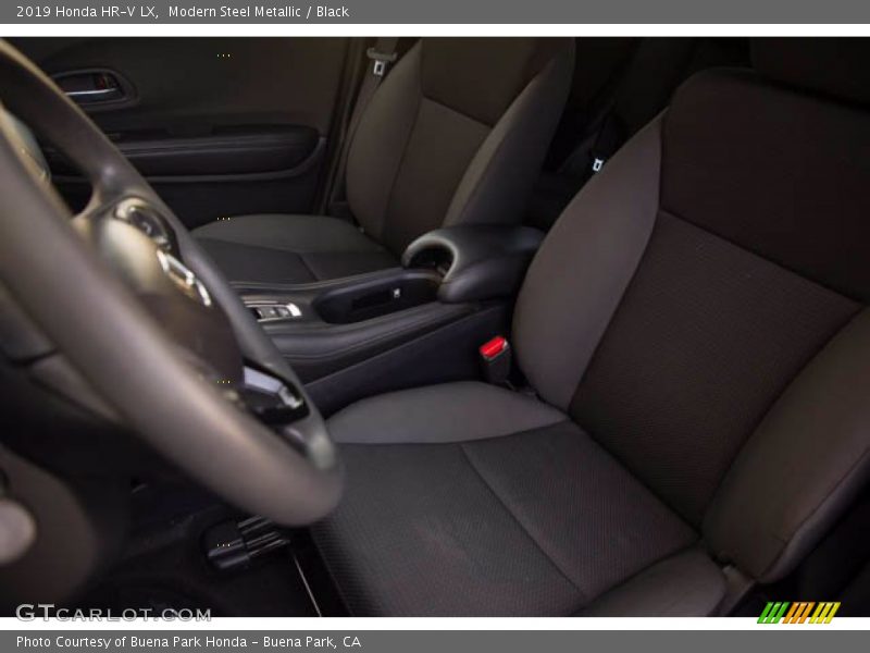 Modern Steel Metallic / Black 2019 Honda HR-V LX