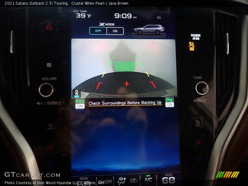 Crystal White Pearl / Java Brown 2021 Subaru Outback 2.5i Touring