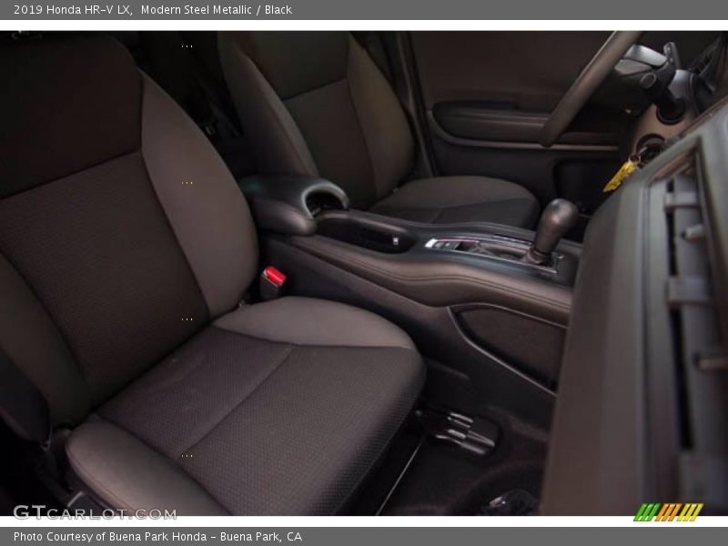 Modern Steel Metallic / Black 2019 Honda HR-V LX