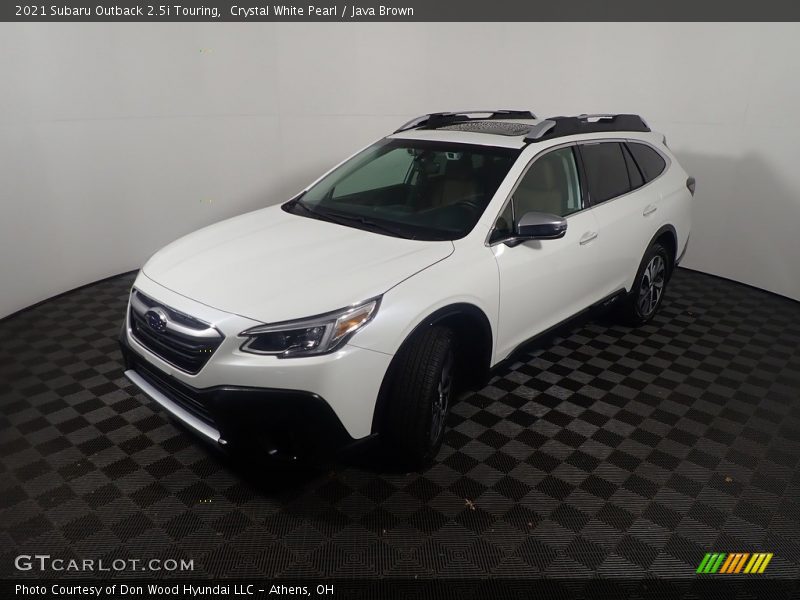 Crystal White Pearl / Java Brown 2021 Subaru Outback 2.5i Touring