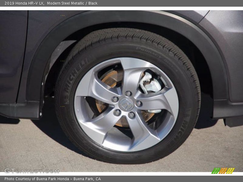 Modern Steel Metallic / Black 2019 Honda HR-V LX