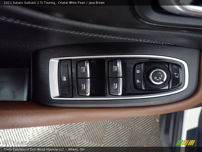 Crystal White Pearl / Java Brown 2021 Subaru Outback 2.5i Touring