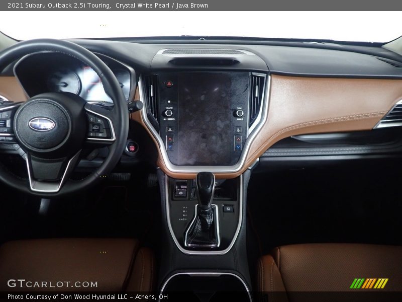Crystal White Pearl / Java Brown 2021 Subaru Outback 2.5i Touring