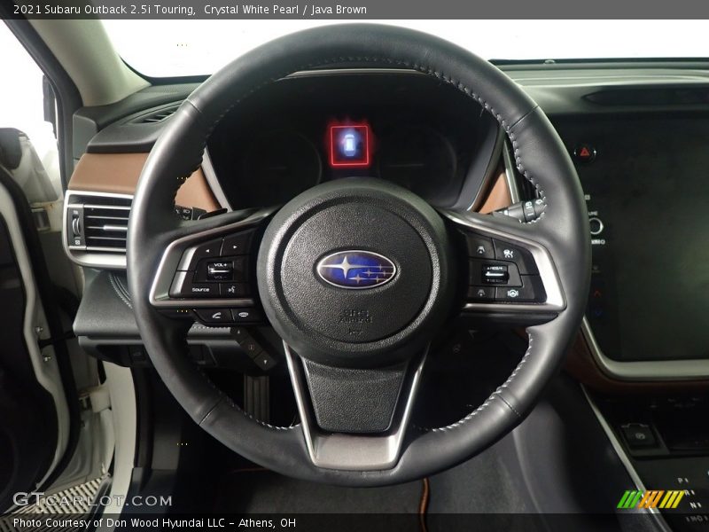 Crystal White Pearl / Java Brown 2021 Subaru Outback 2.5i Touring