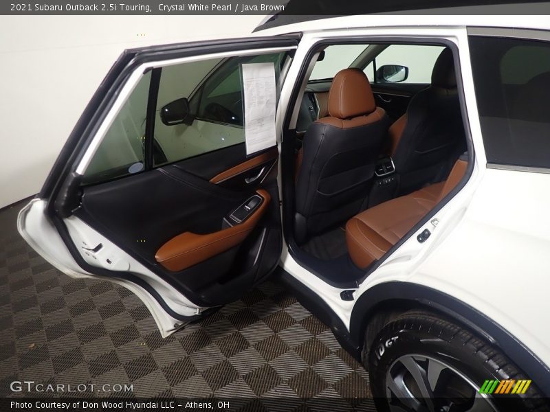 Crystal White Pearl / Java Brown 2021 Subaru Outback 2.5i Touring