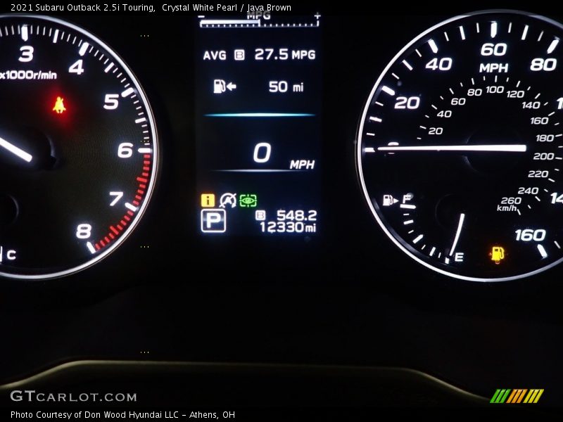 Crystal White Pearl / Java Brown 2021 Subaru Outback 2.5i Touring