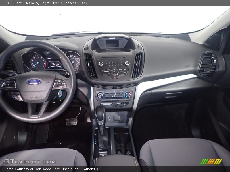 Ingot Silver / Charcoal Black 2017 Ford Escape S
