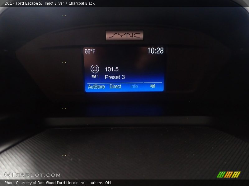 Ingot Silver / Charcoal Black 2017 Ford Escape S