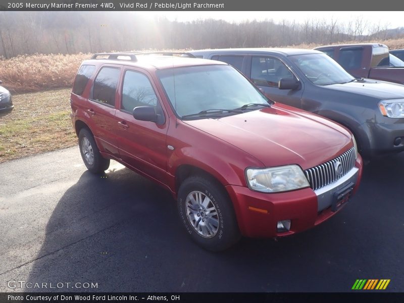 Vivid Red / Pebble/Light Parchment 2005 Mercury Mariner Premier 4WD