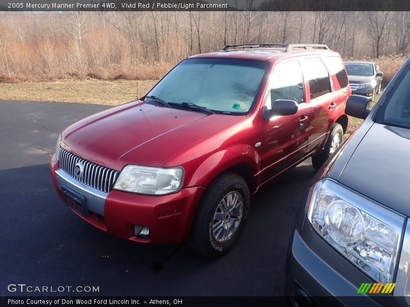 Vivid Red / Pebble/Light Parchment 2005 Mercury Mariner Premier 4WD