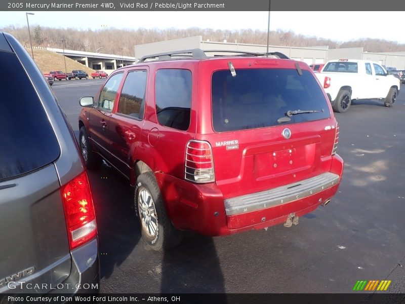 Vivid Red / Pebble/Light Parchment 2005 Mercury Mariner Premier 4WD