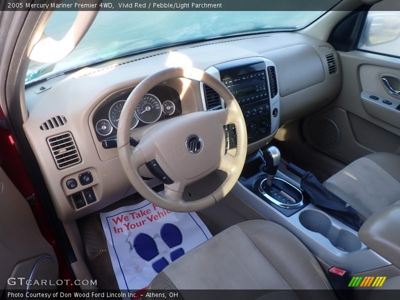 Vivid Red / Pebble/Light Parchment 2005 Mercury Mariner Premier 4WD
