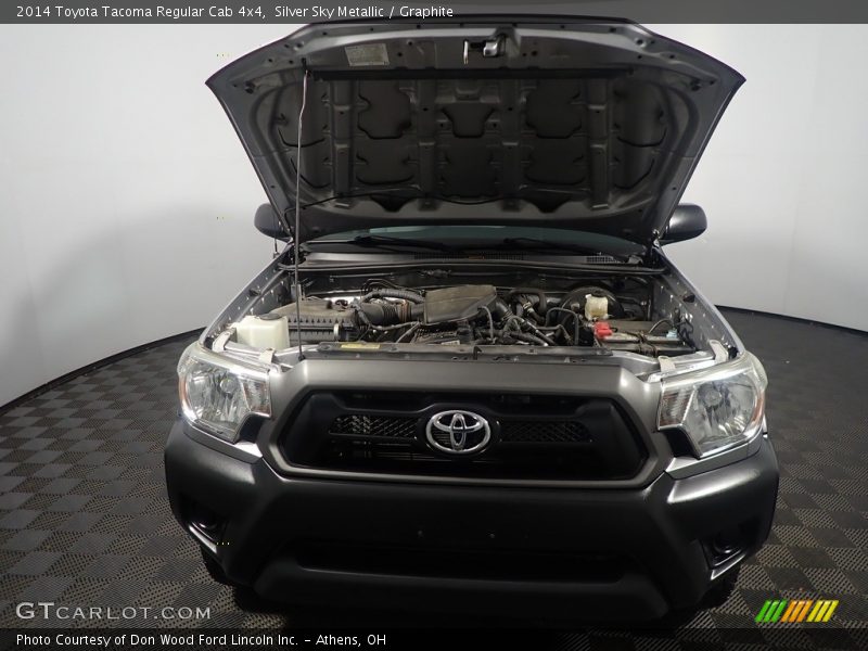 Silver Sky Metallic / Graphite 2014 Toyota Tacoma Regular Cab 4x4