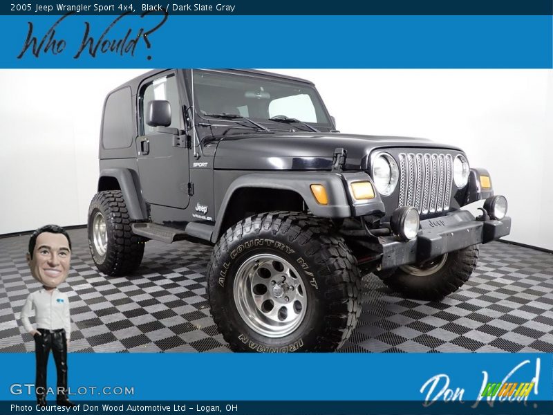 Black / Dark Slate Gray 2005 Jeep Wrangler Sport 4x4