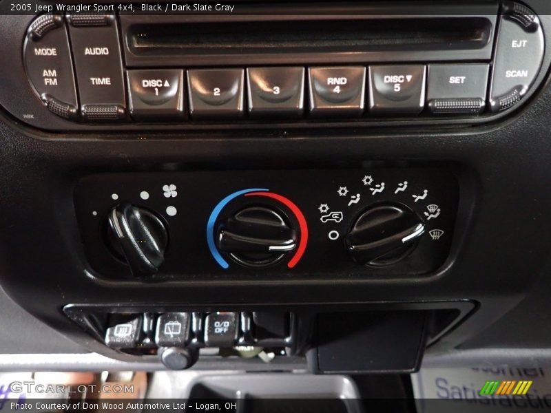 Black / Dark Slate Gray 2005 Jeep Wrangler Sport 4x4