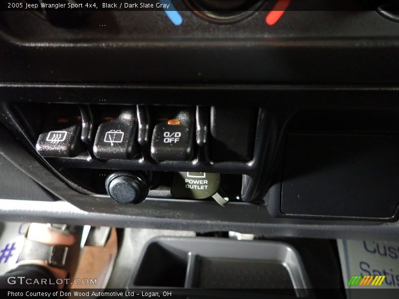 Black / Dark Slate Gray 2005 Jeep Wrangler Sport 4x4