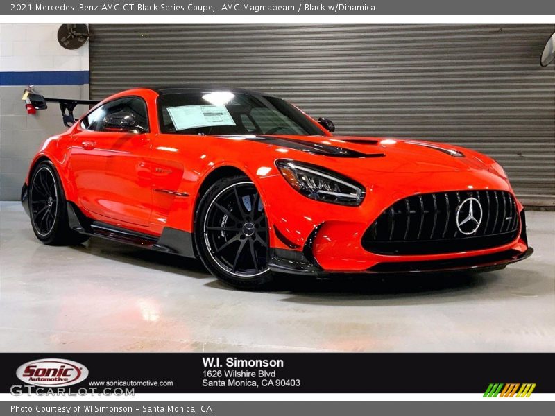 AMG Magmabeam / Black w/Dinamica 2021 Mercedes-Benz AMG GT Black Series Coupe