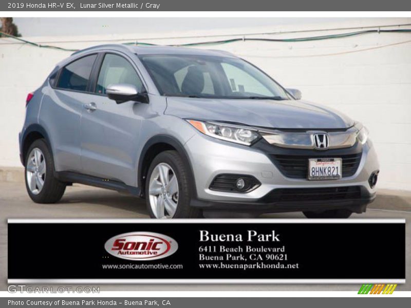 Lunar Silver Metallic / Gray 2019 Honda HR-V EX