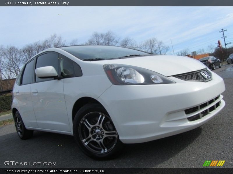 Taffeta White / Gray 2013 Honda Fit