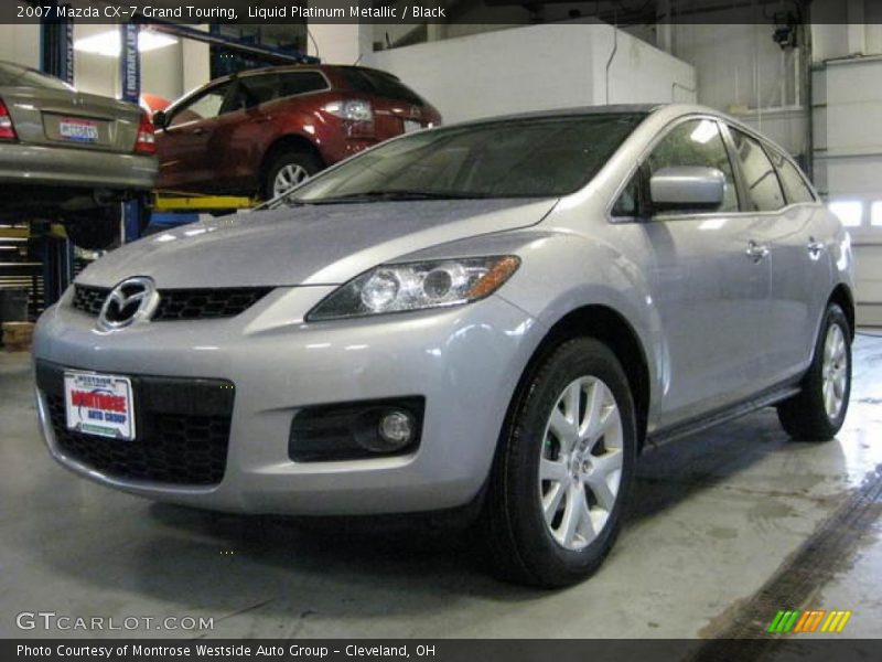 Liquid Platinum Metallic / Black 2007 Mazda CX-7 Grand Touring