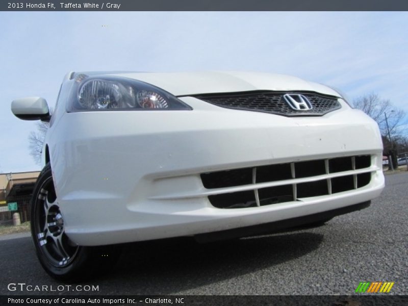 Taffeta White / Gray 2013 Honda Fit