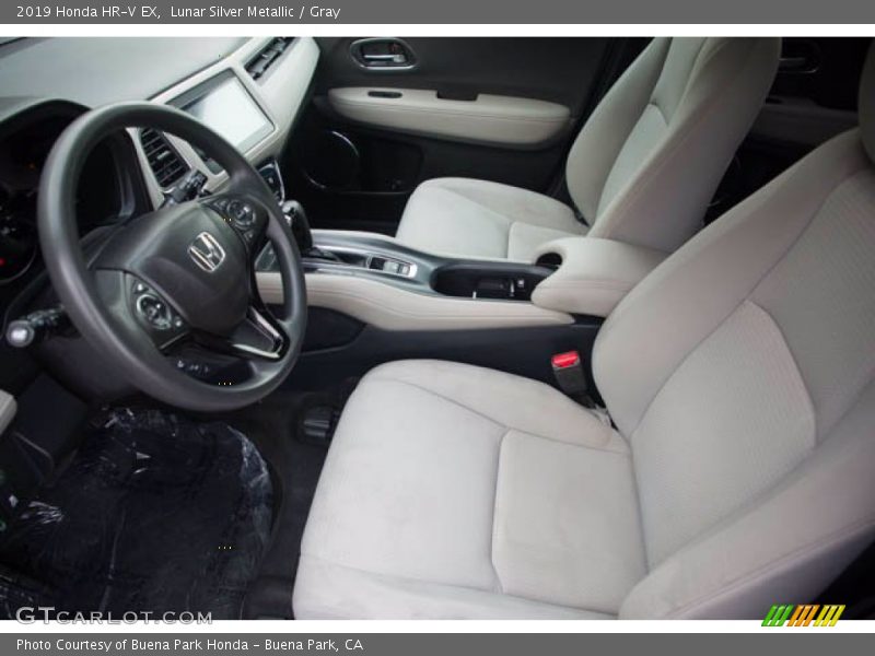 Lunar Silver Metallic / Gray 2019 Honda HR-V EX