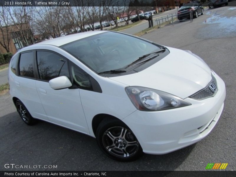 Taffeta White / Gray 2013 Honda Fit