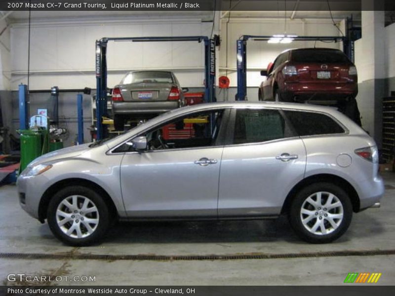 Liquid Platinum Metallic / Black 2007 Mazda CX-7 Grand Touring