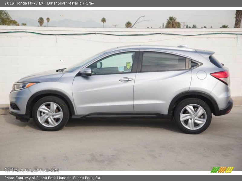 Lunar Silver Metallic / Gray 2019 Honda HR-V EX