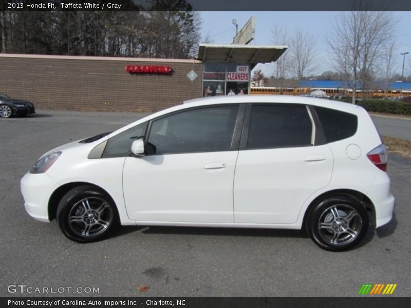 Taffeta White / Gray 2013 Honda Fit