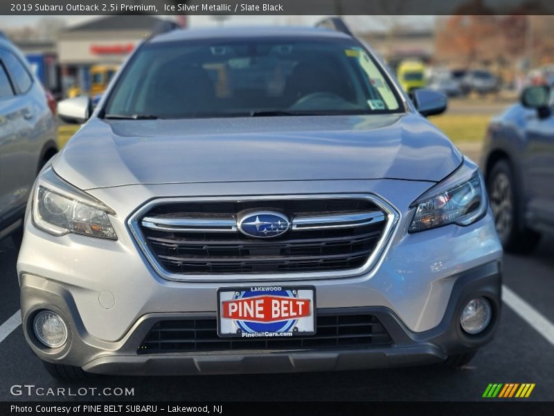 Ice Silver Metallic / Slate Black 2019 Subaru Outback 2.5i Premium